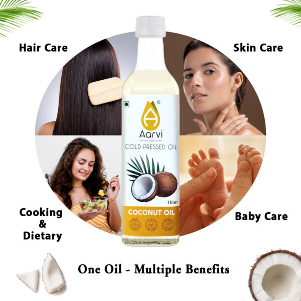 Cold Pressed Coconut Oil 1 L - Image 4