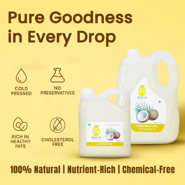 Cold Pressed Coconut Oil 5 L - Image 4