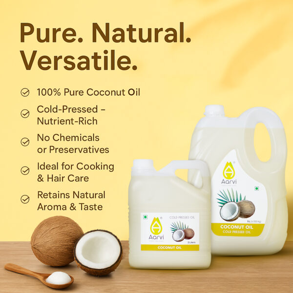 Cold Pressed Coconut Oil 5 L - Image 5
